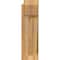 Ekena Millwork Traditional Slat Rough Sawn Outlooker, Western Red Cedar, 8"W x 22"D x 26"H OUT08X22X26TRA06RWR - alternate 2